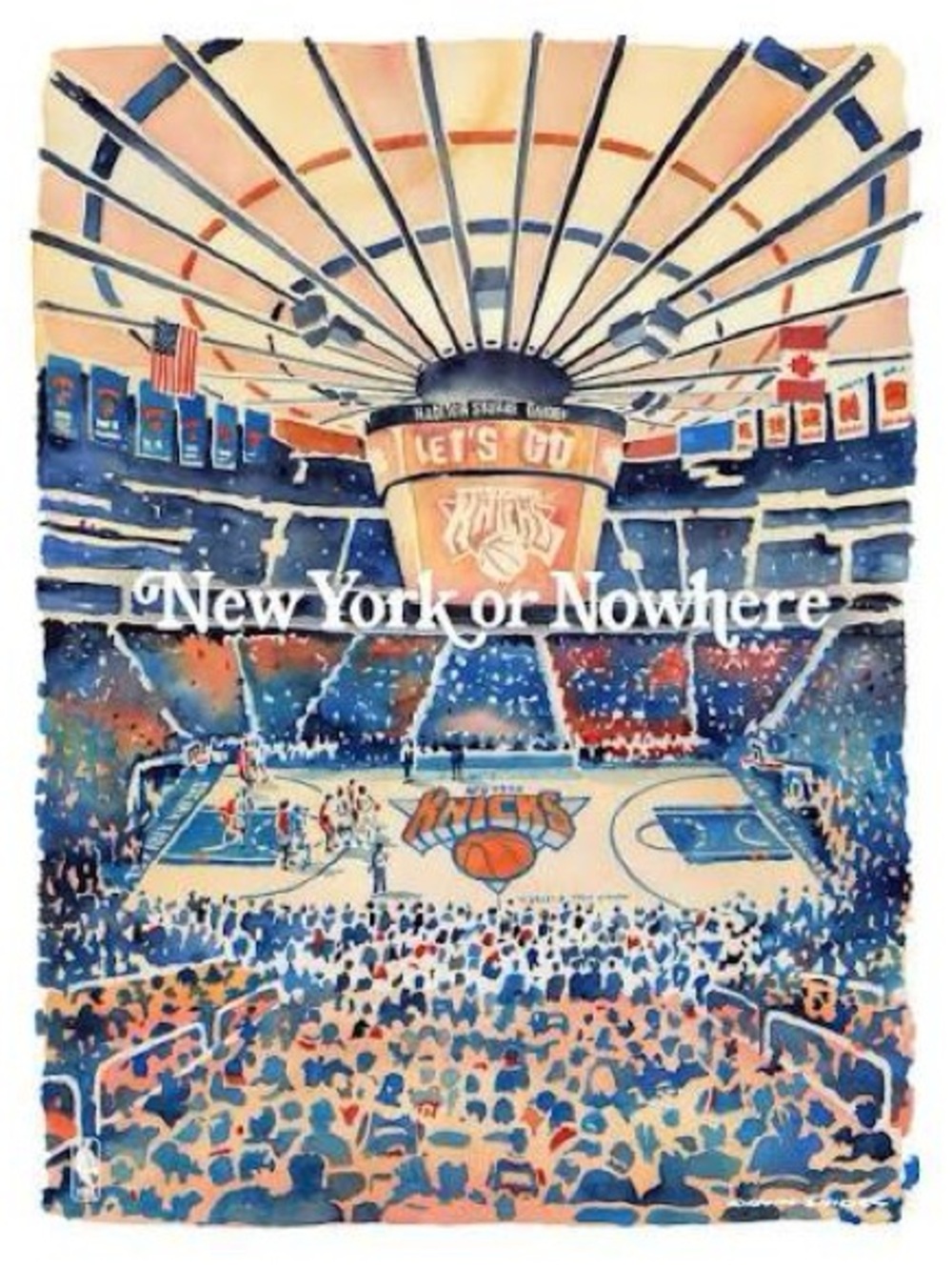 New York or Nowhere Knicks poster